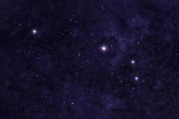 Aries constellation. Against the background of the night sky. Elements of this image were furnished...