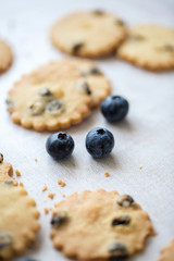 Blueberry shortbread