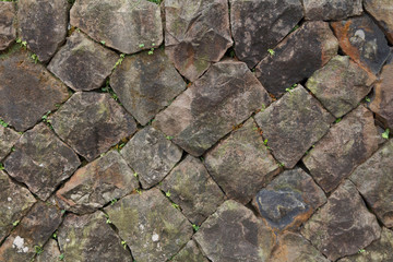 old stone wall background. Part of a stone wall, for background or texture