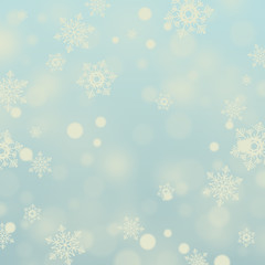 Christmas background with snowflakes