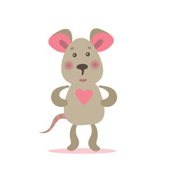 Obraz na płótnie Canvas cute mouses-02
