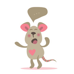 Obraz na płótnie Canvas cute mouses-06