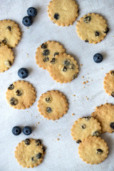 Blueberry shortbread
