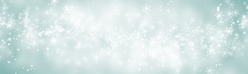 white snow blur abstract background. Bokeh Christmas blurred beautiful shiny Christmas lights