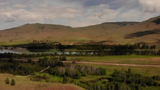 rural landscape in montana