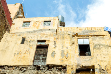 Guanajuato, Mexico. Street view of ancient.