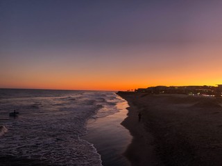 Obraz premium sunset on the beach