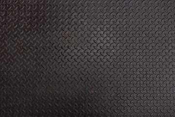 Black steel floor texture background