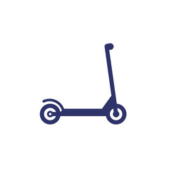 kick scooter icon on white © nexusby