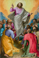 Dipinto di Girolamo Muziano, Ascensione di Cristo, 1582, conservato in Chiesa Nuova, Roma