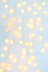 abstract golden bokeh light festive holiday background