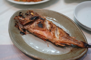 Grilled fish