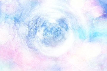 swirling sky background with clouds / beautiful watercolor clouds background, spring sunset,...
