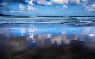 Las Canteras after rain