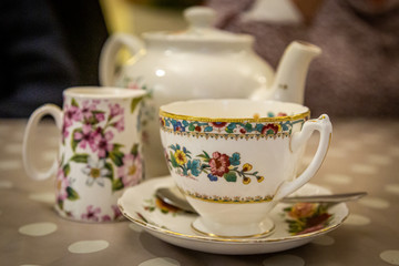 A Pot of Tea and a China Teacup