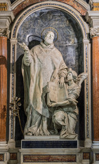 S. Filippo e l'Angelo di Alessandro Algardi XVII sec., Chiesa Nuova