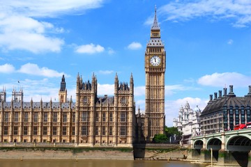 Fototapeta na wymiar London Palace of Westminster