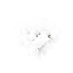 Cloud isolated, steam, smoke. 3d illustration, 3d rendering.