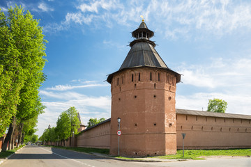Suzdal, corner tower of St. Euthymius monastery