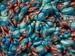 Beautiful, elegant, abstract background with metal and the texture of stone, marble and granite. 3d illustration, 3d rendering.