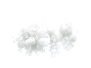 Fototapeta premium Cloud isolated, steam, smoke. 3d illustration, 3d rendering.