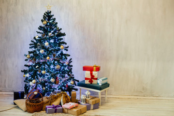 Christmas tree illumination Festoon Interior new year gifts