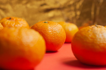 ripe orange tangerines