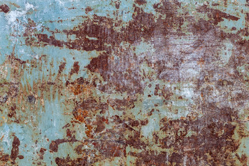 Old Weathered Corrugated Metal Texture