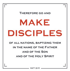 Make disciples