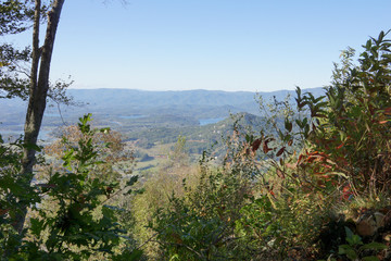 View from Bell mountain, Hiawassee, Georgie, USA