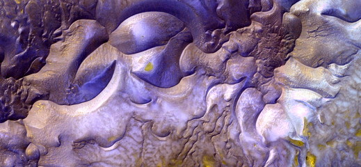 wind pottery, abstract photography of the deserts of Africa from the air. aerial view of desert...