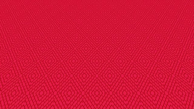 Colorful graphic pattern on a background with psychedelic and hypnotic effect, which moves on an inclined plane and moves upwards, in 16: 9 video format