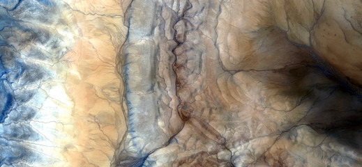 interior landscape, stock photo, abstract photography of the deserts of Africa from the air. aerial...