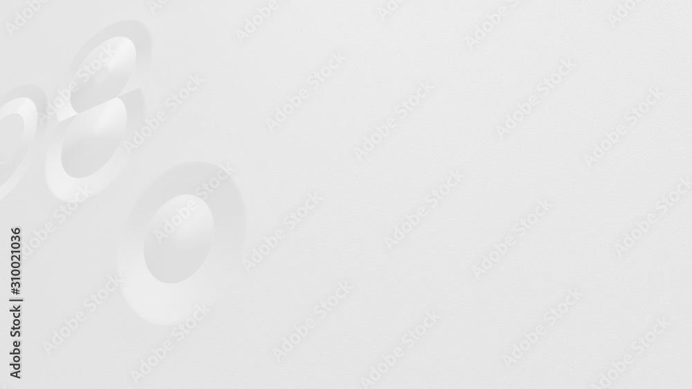 Poster abstract futuristic background with round geometry and copy space for text, large empty space, wallp