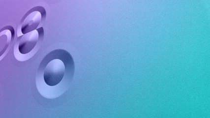 abstract futuristic background with round geometry and copy space for text, large empty space, wallpaper