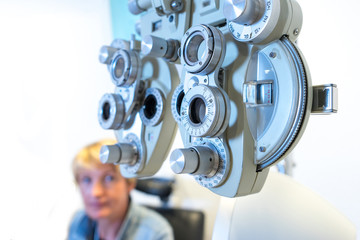 Sehtest beim Optiker