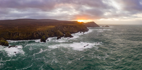 Fototapeta premium The amazing coastline at Port between Ardara and Glencolumbkille in County Donegal - Ireland