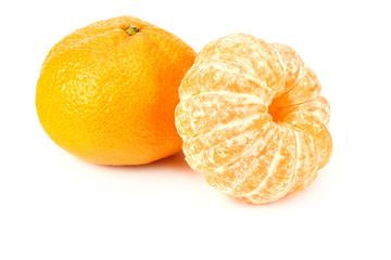 mandarin isolated on a white background. Food