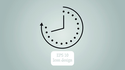 wall clock symbol time sign