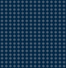 blue background with snowflakes pattern
