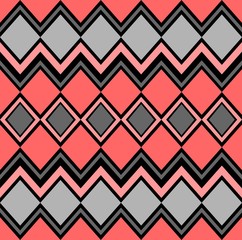 VECTOR SEAMLESS BACKGROUND WITH GEOMETRIC ELEMENTS