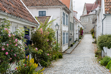 Fototapety  Stare miasto w Stavanger, południowo-zachodnia Norwegia