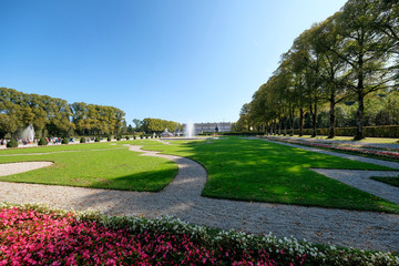 Schlosspark Herrenkimsee. Bavaria, Germany