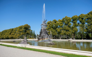 Schlosspark Herrenkimsee. Bavaria, Germany