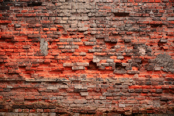 Old brick wall. Background, texture.