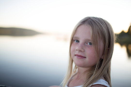 Portrait of smiling girl