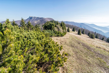 Klak hill is the symbol of the Rajecka valley, Slovakia