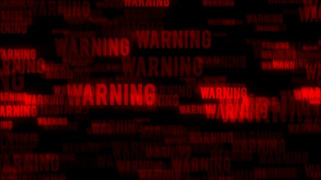 warning alert concept background danger