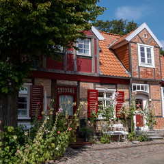Fachwerkhaus in Travemünde, Schleswig-Holstein, Deutschland
