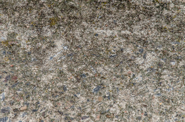 granulated rough empty surface. Gray old concrete wall. Blank textured background. Asphalt or floor.